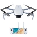 Dron 4K con gimbal en 3 ejes, menos de 249 g, transmisión de 6 km, hasta 96 min de vuelo con 3 baterías, regreso automático y QuickShots, C0.