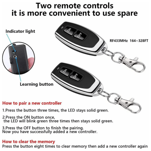 Interruptor Inalámbrico con Control Remoto - Comodidad y Control Total - Image 6