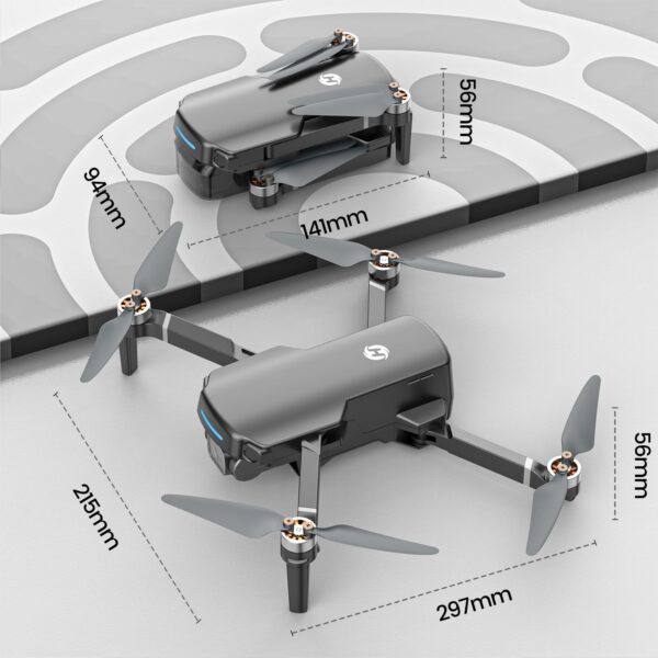 Dron 4K con gimbal en 3 ejes, menos de 249 g, transmisión de 6 km, hasta 96 min de vuelo con 3 baterías, regreso automático y QuickShots, C0. - Image 11